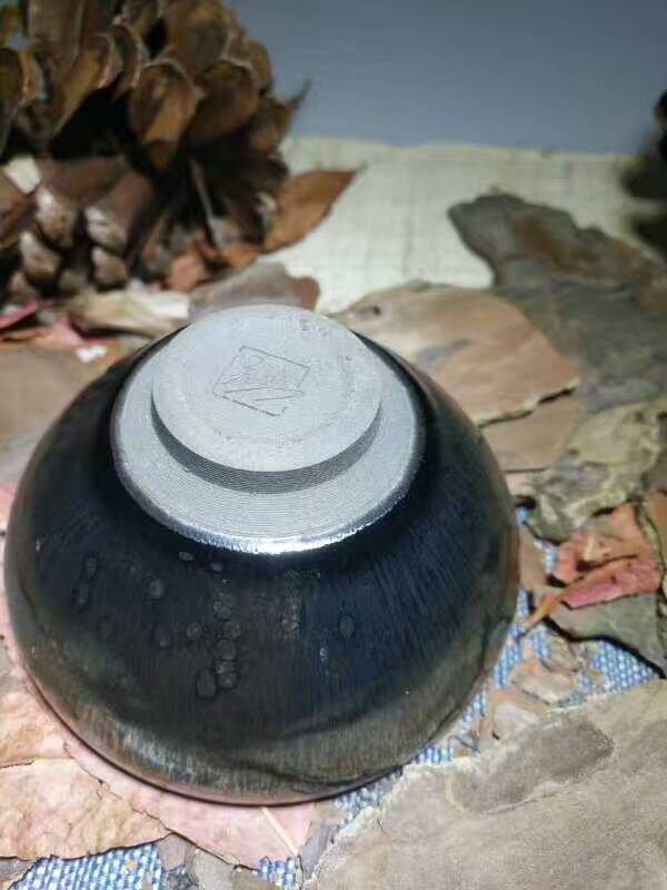 吳立主斂口油滴盞：8.8*4.8