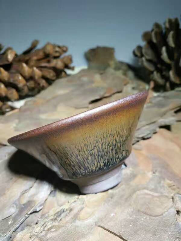 葉禮旺斗笠兔毫小盞：8.5*4.5