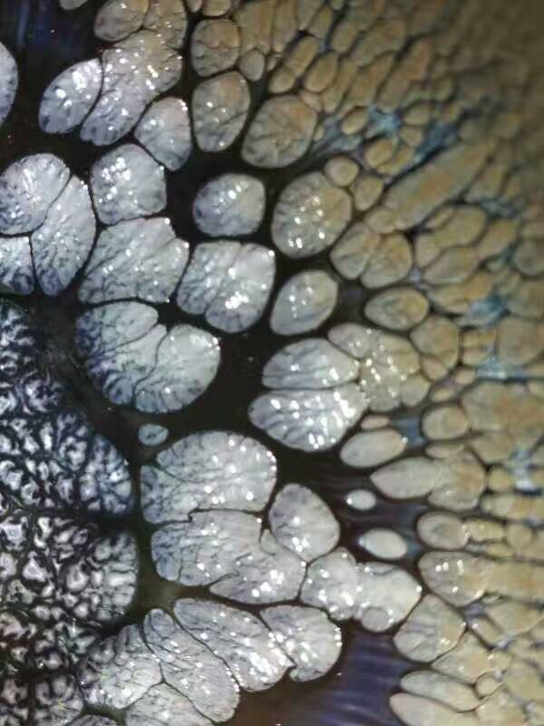 闕梅嬌全手工精品禪定油滴盞：9*5，匠心獨(dú)具