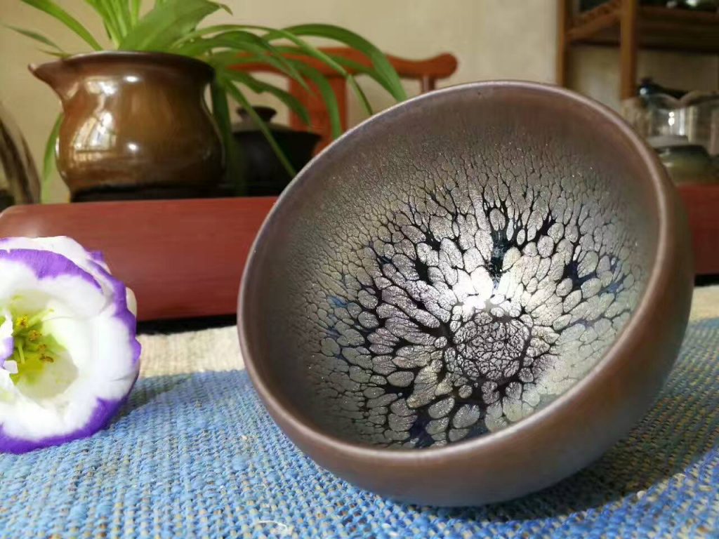 闕梅嬌老師油滴茶盞：7.5*6，全手工打造