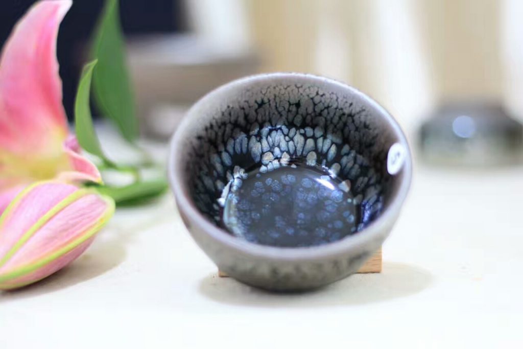 李昌海 新作 油滴鷓鴣斑：口徑8高4.3