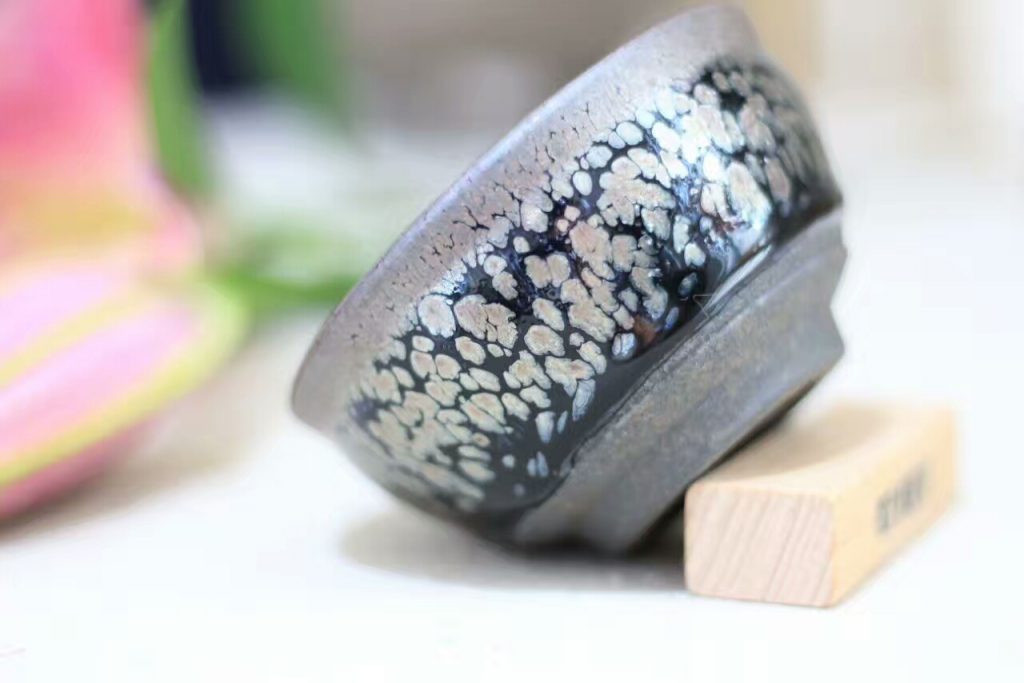 李昌海 新作 油滴鷓鴣斑：口徑8高4.3