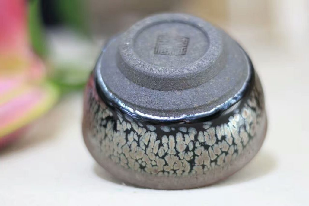 李昌海 新作 油滴鷓鴣斑：口徑8高4.3