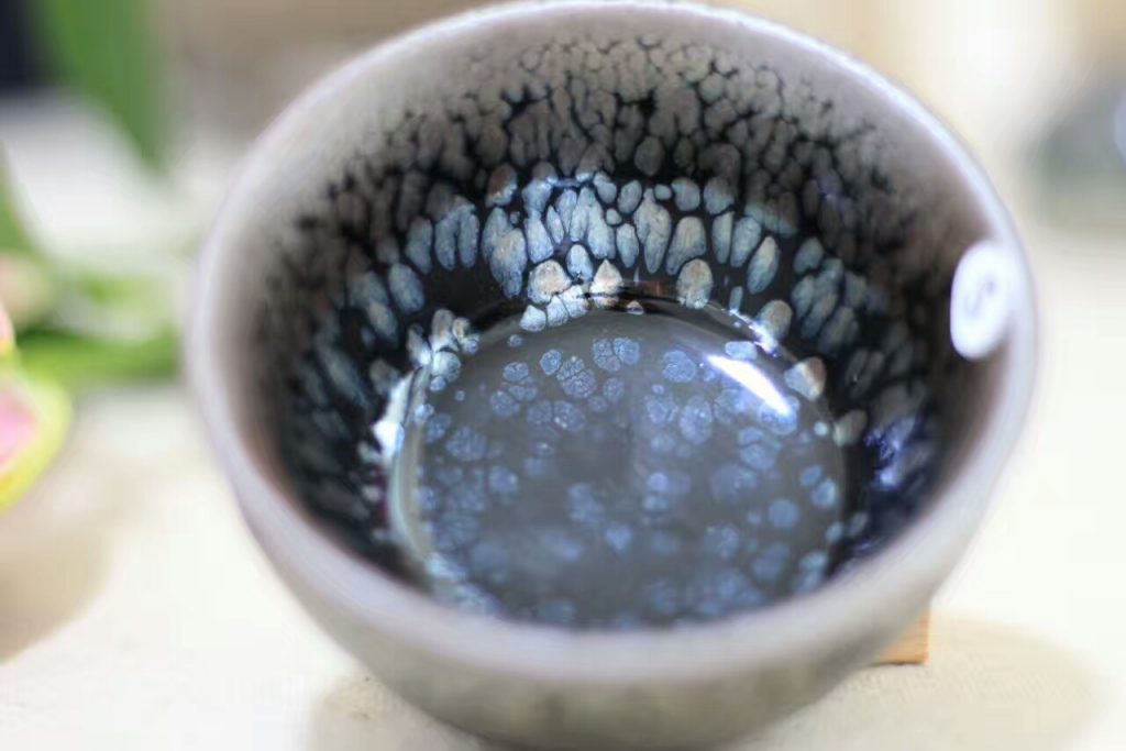 李昌海 新作 油滴鷓鴣斑：口徑8高4.3