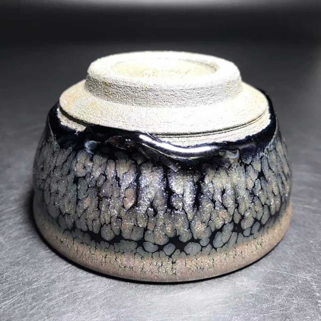 李昌海師傅，新品-油滴缽，口徑8.5高4.5