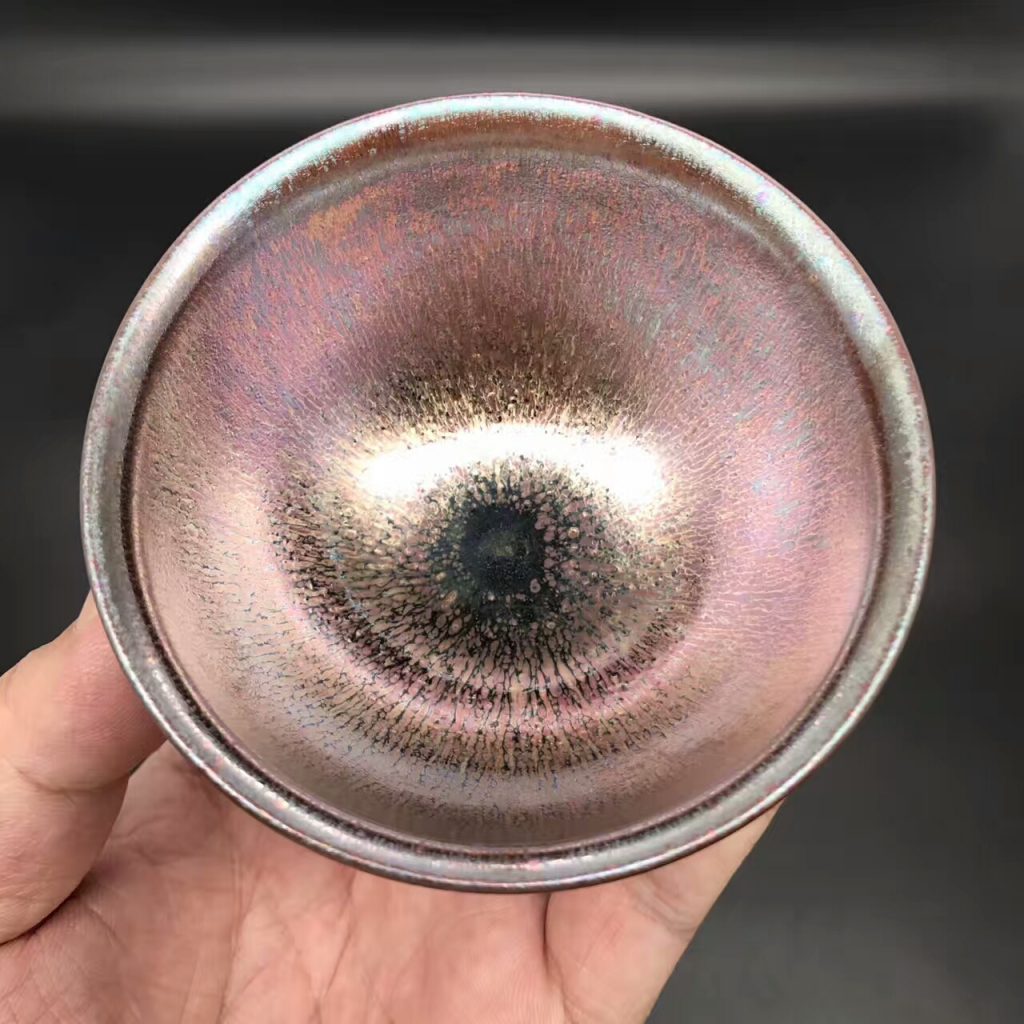 王東凱師傅，金縷油滴盞，口徑8.8高5.1