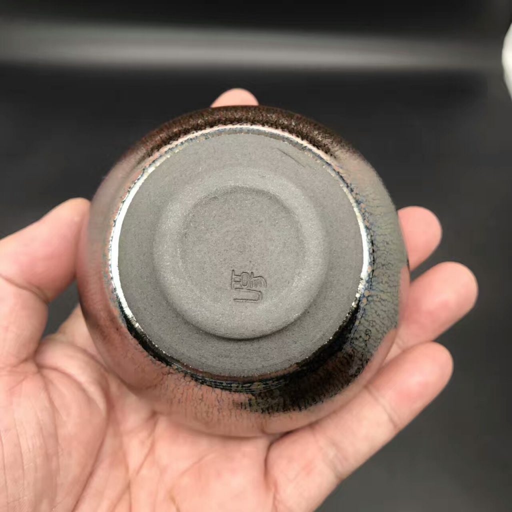 王東凱師傅，金縷油滴盞，口徑8.8高5.1