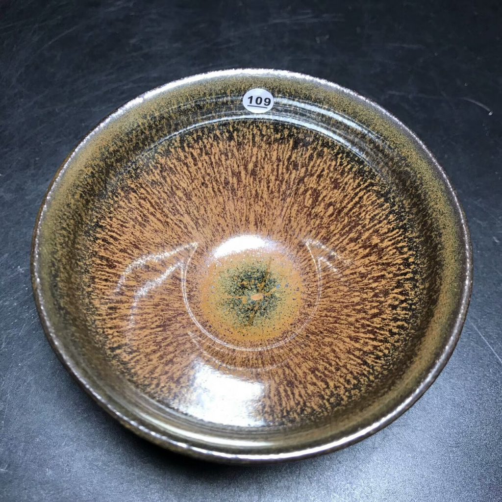 李昌海師傅，精品柴燒兔毫盞，口徑9.1高5