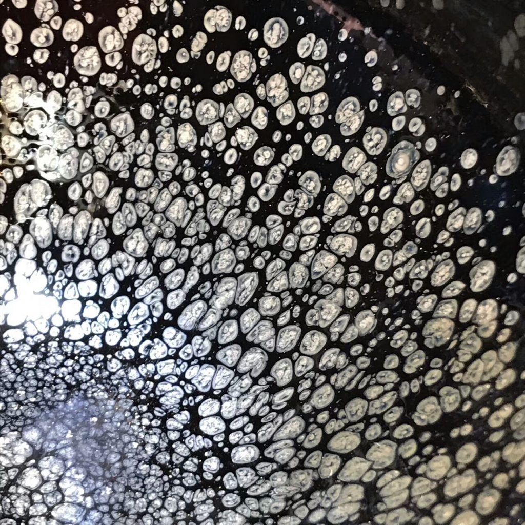 卓立旗師傅，精品水母滴，里外全飽滿，口徑9.8高5.8