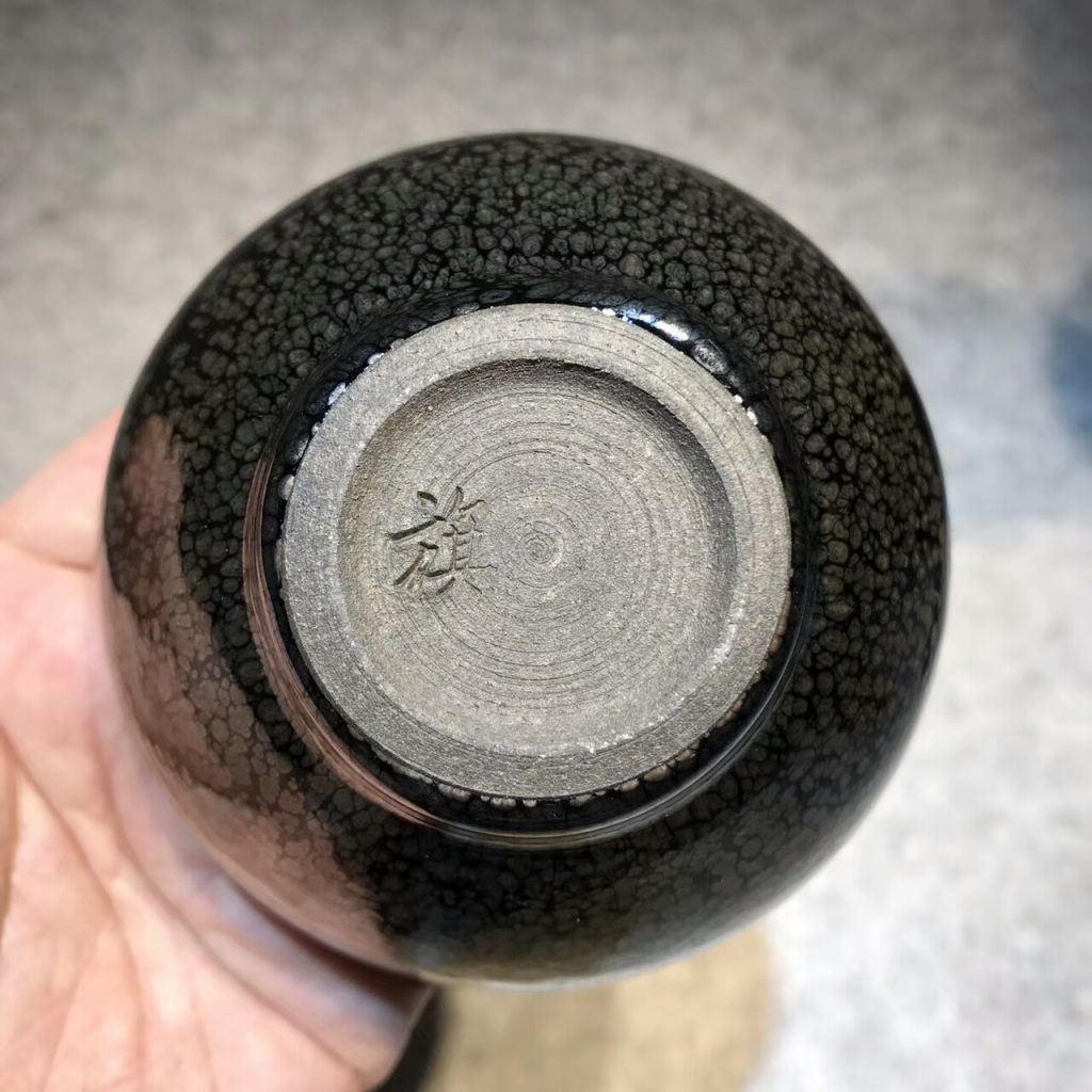 卓立旗師傅，精品水母滴，里外全飽滿，口徑9.8高5.8