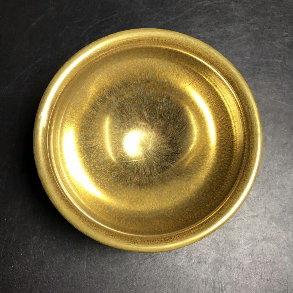 范澤鋒大師，金絲玉豪盞，口徑9高5.6