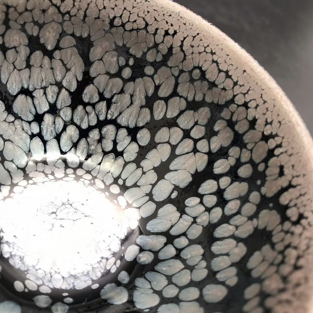 蔡炳盛大師，油滴盞，口徑8.7高5.3