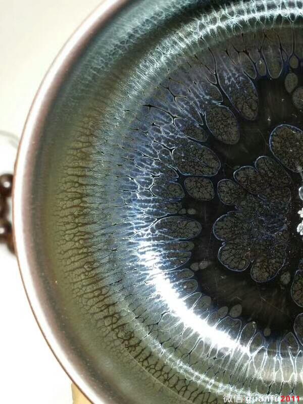 吳立主禪定油滴盞：口8.5高5