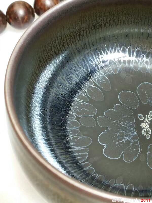 吳立主禪定油滴盞：口8.5高5