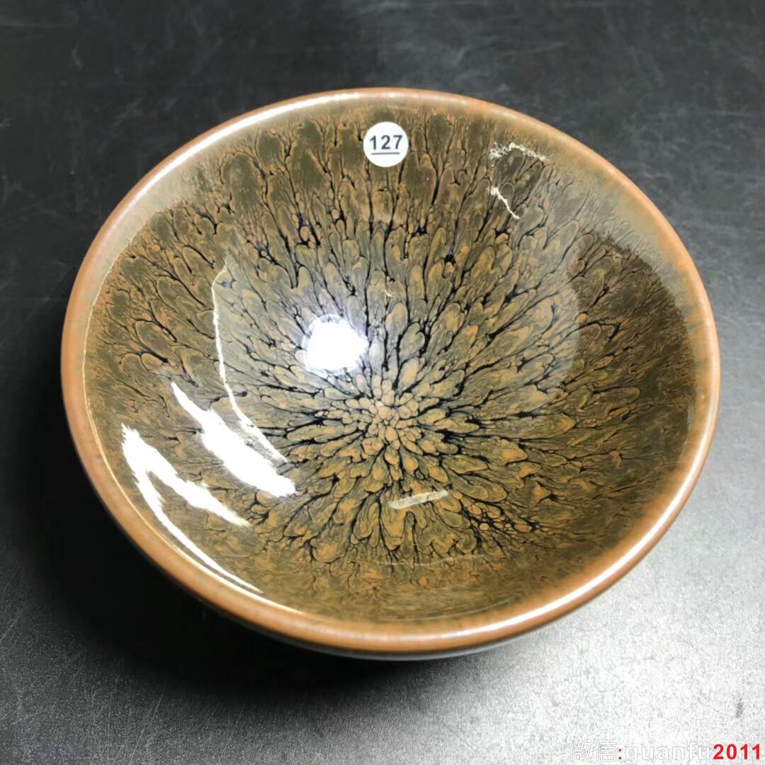 陳珂師傅 鷓鴣斑：口徑9.5*4.5