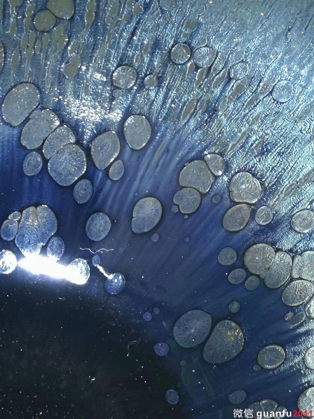 吳立主炫藍(lán)油滴：口徑7.8*5