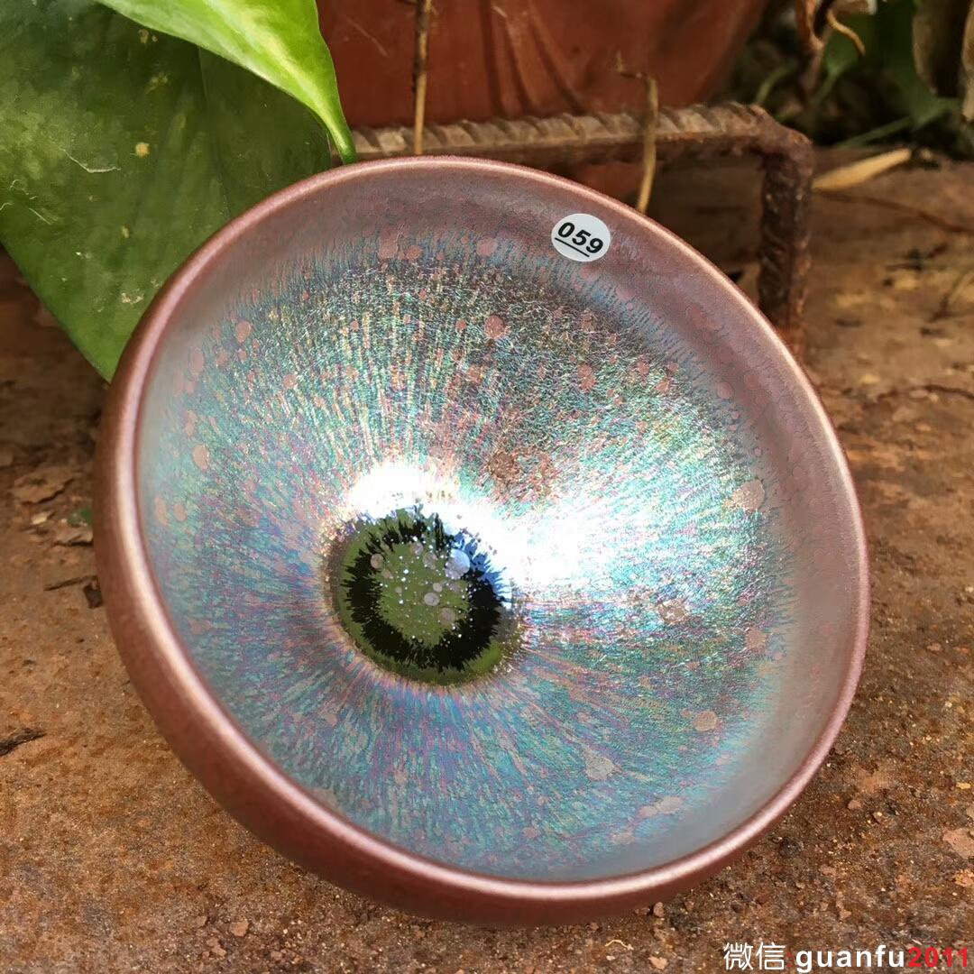 李增貴 束口器型 七彩油滴：口徑8.5*5