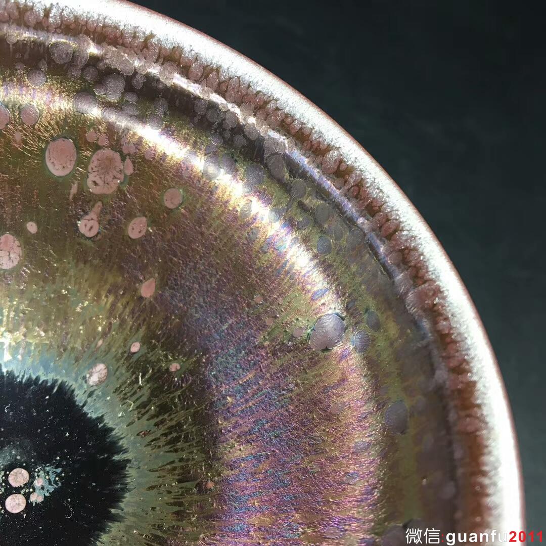 李增貴 七彩紫金盞：口徑9.3*5