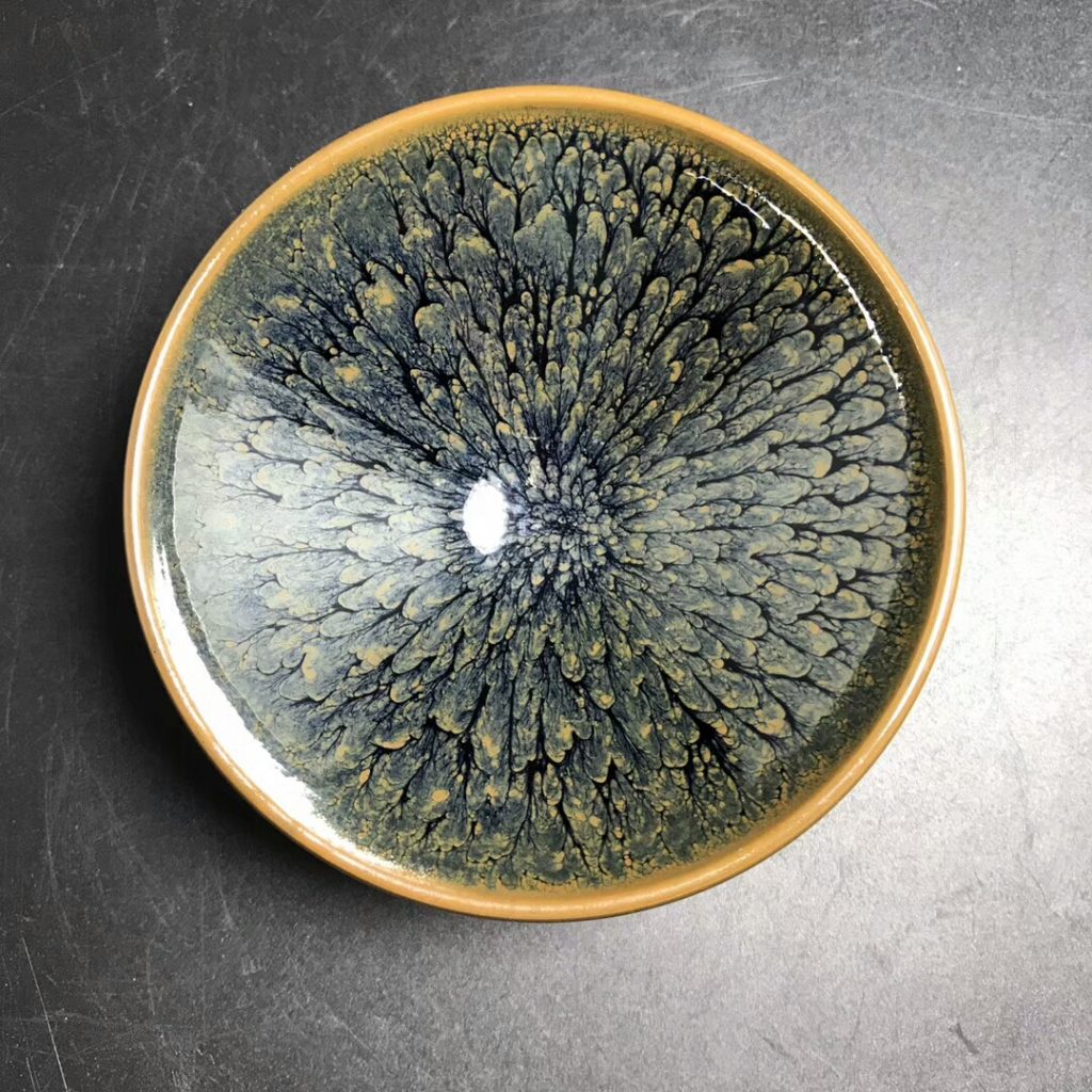 陳珂師傅，鷓鴣斑：口徑9.1高4.5