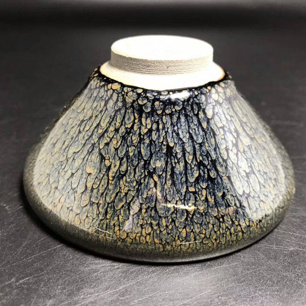 陳珂師傅，鷓鴣斑：口徑9.1高4.5