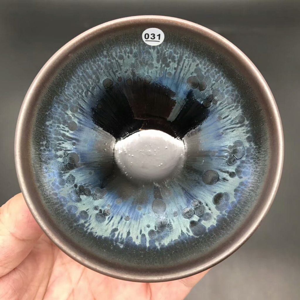 吳立主師傅，精品曜變盞：口徑8.8高4.8