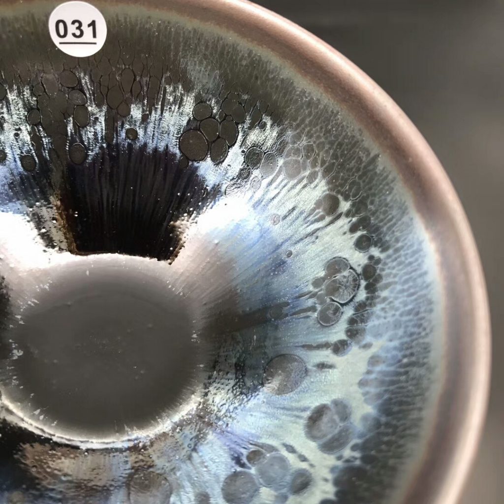 吳立主師傅，精品曜變盞：口徑8.8高4.8