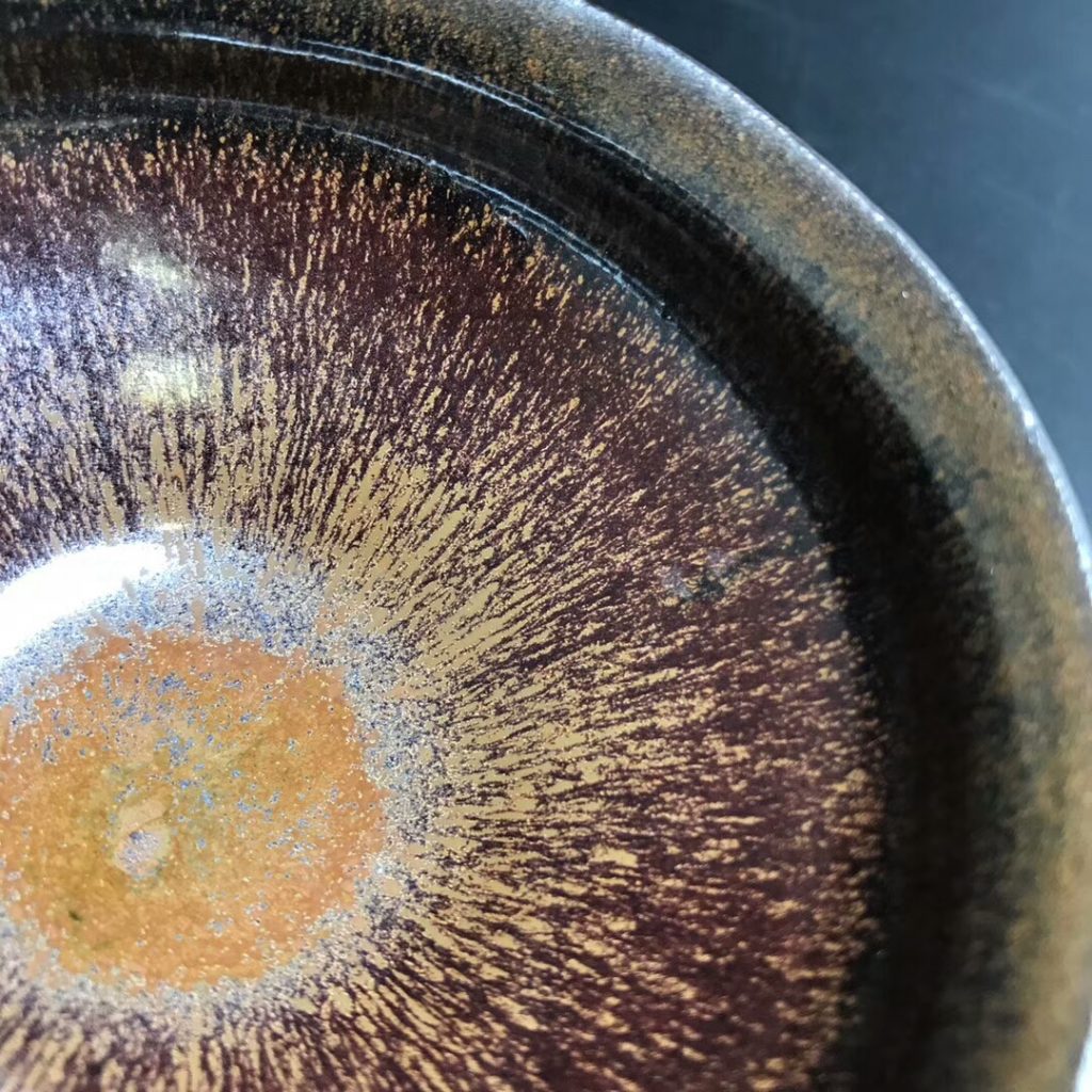 李昌海師傅，精品柴燒兔毫盞：9*5