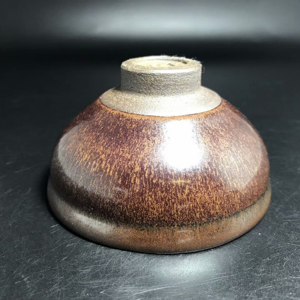 李昌海師傅，精品柴燒兔毫盞：9*5