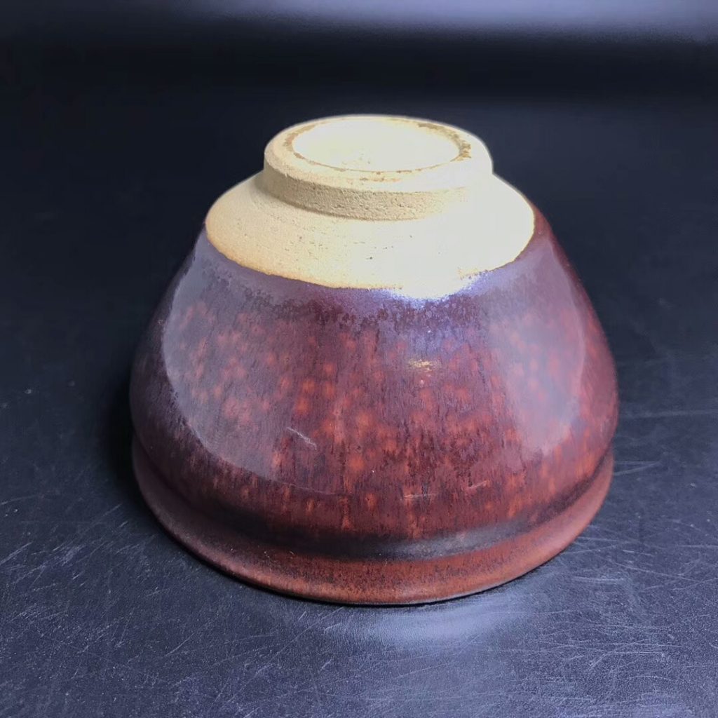 國(guó)家級(jí)大師-孫建興，窯變柿紅木葉：8.6*5.5