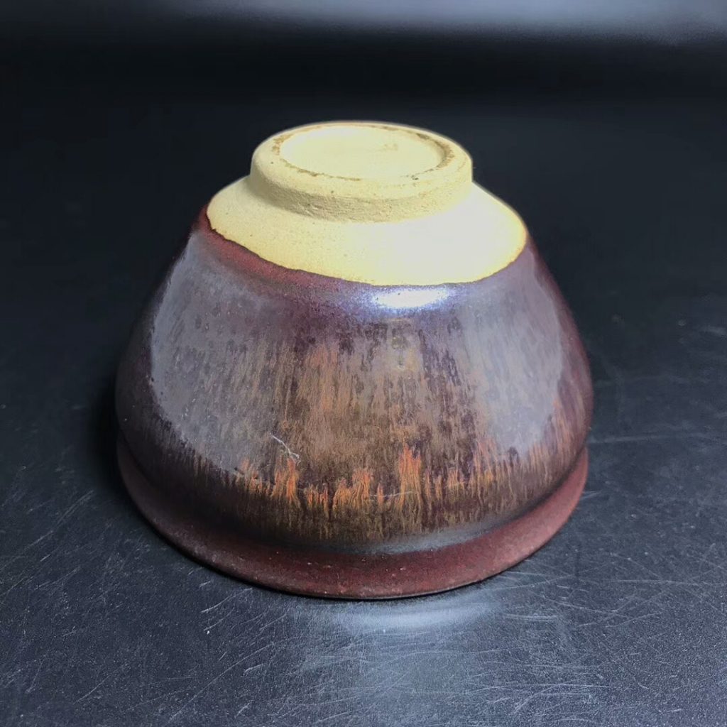 國(guó)家級(jí)大師-孫建興，窯變柿紅木葉：8.6*5.5