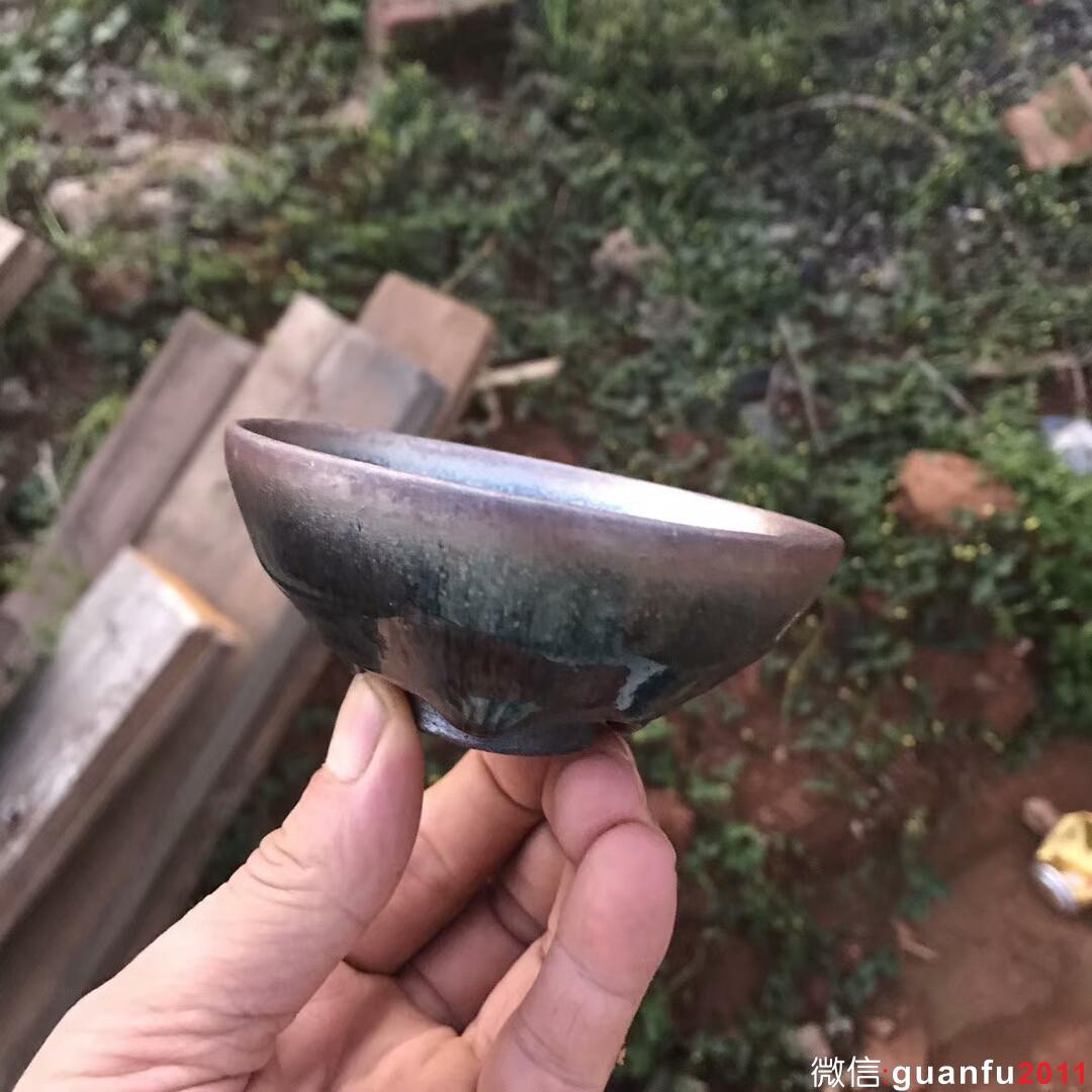 吳興乾師傅 銀光西瓜青藍兔毫