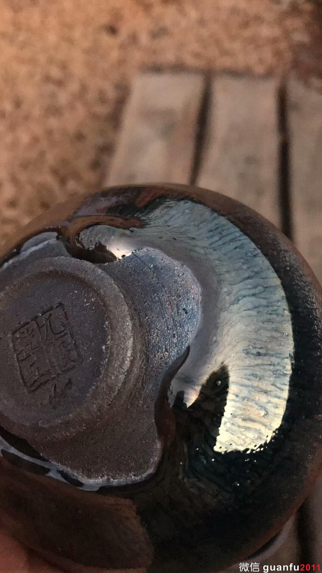 吳興乾師傅 銀光西瓜青藍兔毫