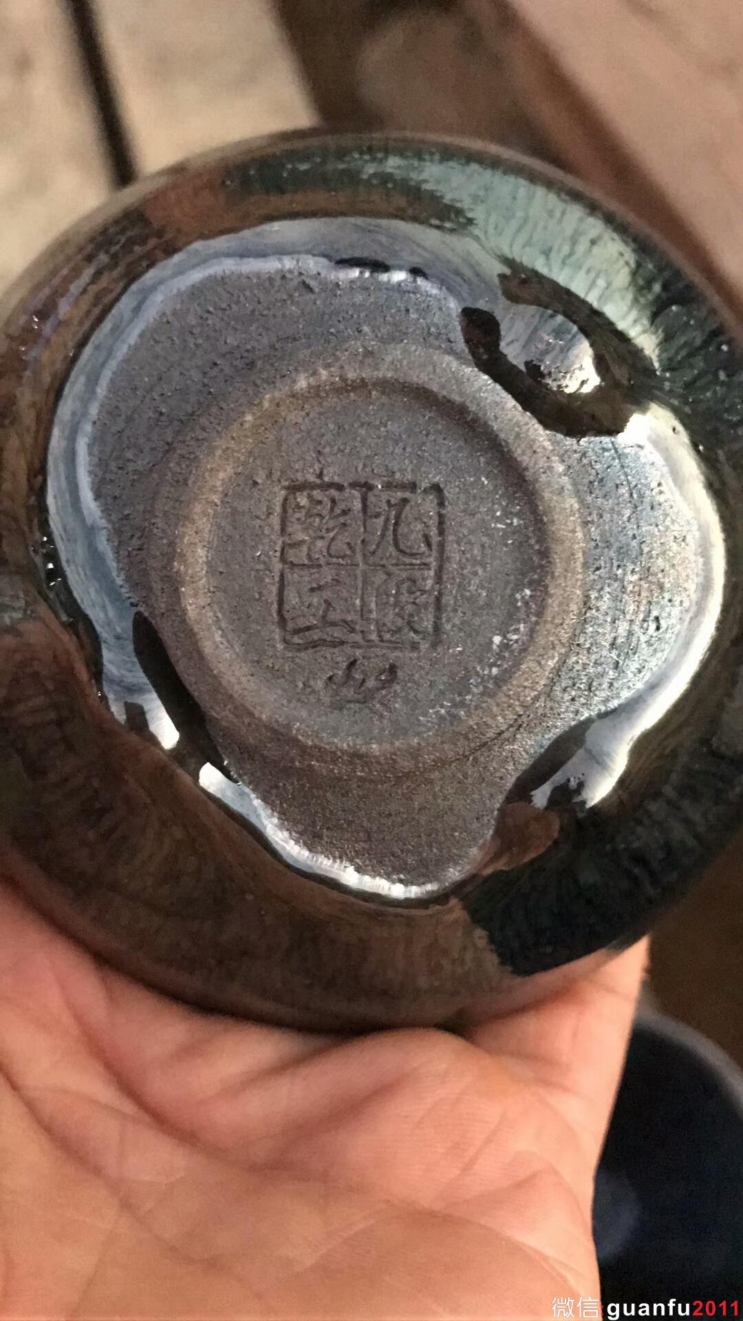 吳興乾師傅 銀光西瓜青藍兔毫