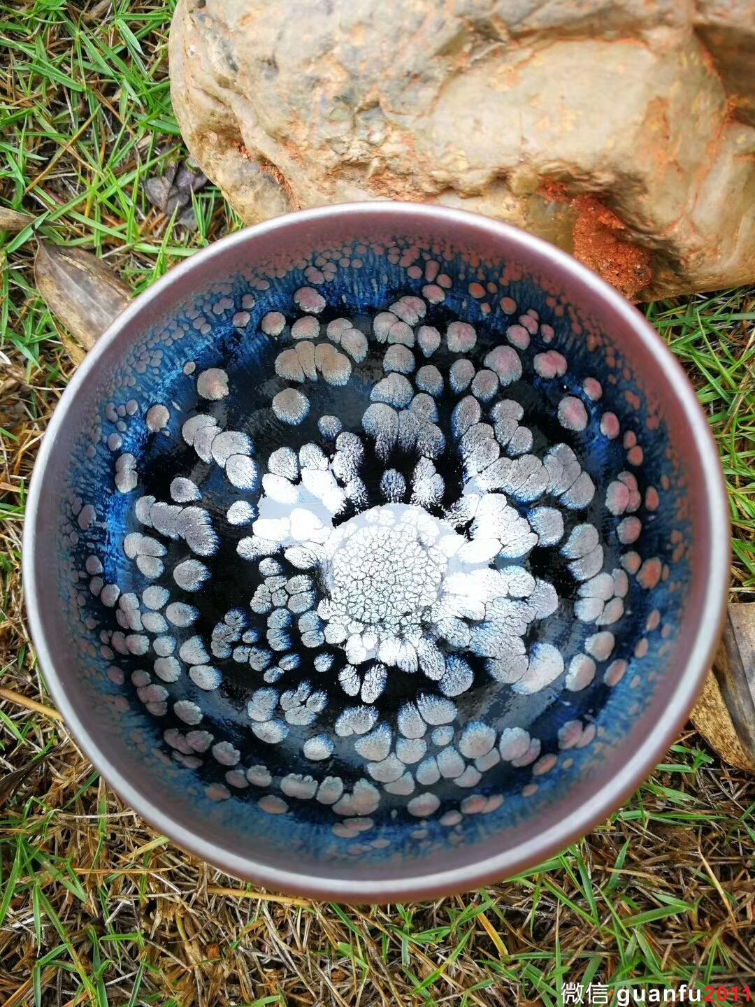 李盞柜牡丹花盞：口徑8.5*6