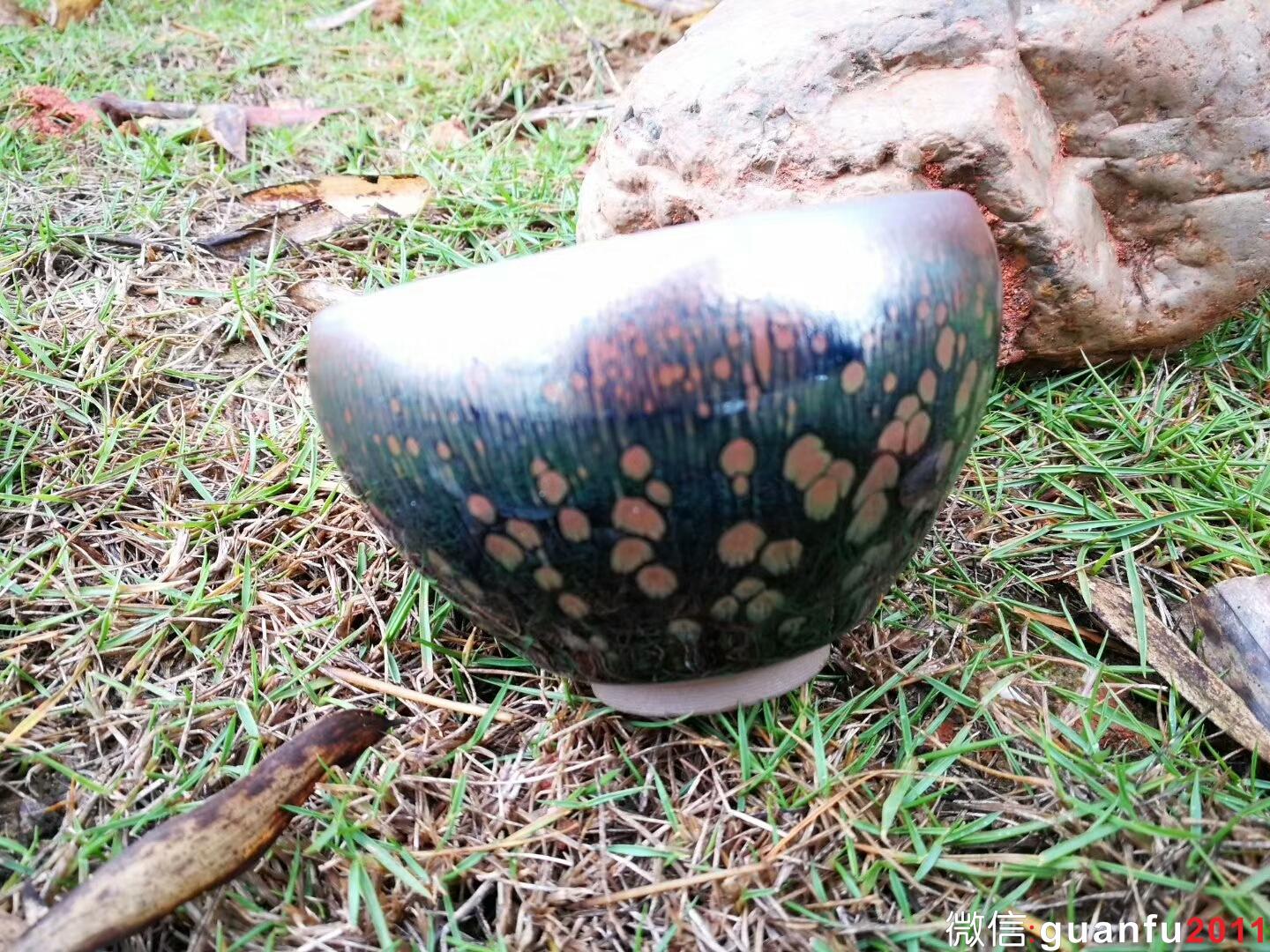 李盞柜牡丹花盞：口徑8.5*6