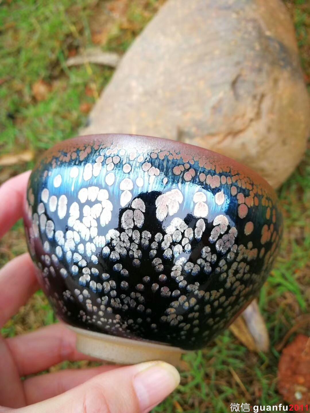 李盞柜牡丹花盞：口徑8.5*6