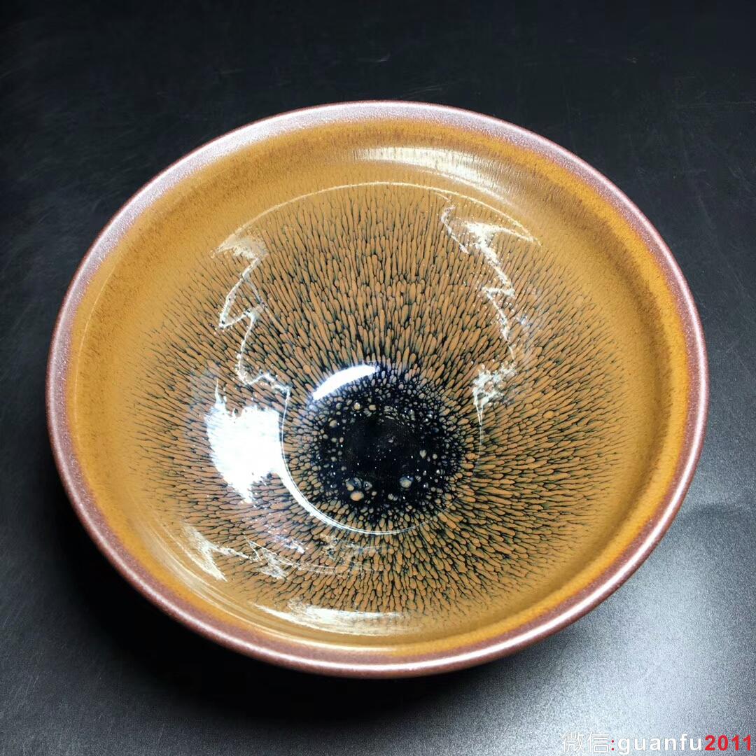 兔毫大師-葉禮旺 束口金兔毫：口徑12.5*6.8