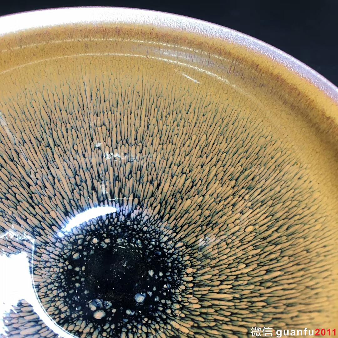 兔毫大師-葉禮旺 束口金兔毫：口徑12.5*6.8