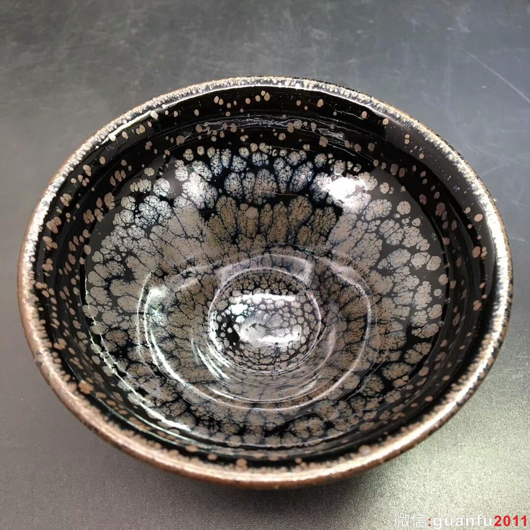 揭繼榮師傅 鷓鴣斑油滴：口徑9.5*5.5