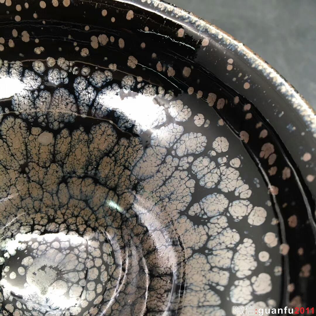 揭繼榮師傅 鷓鴣斑油滴：口徑9.5*5.5