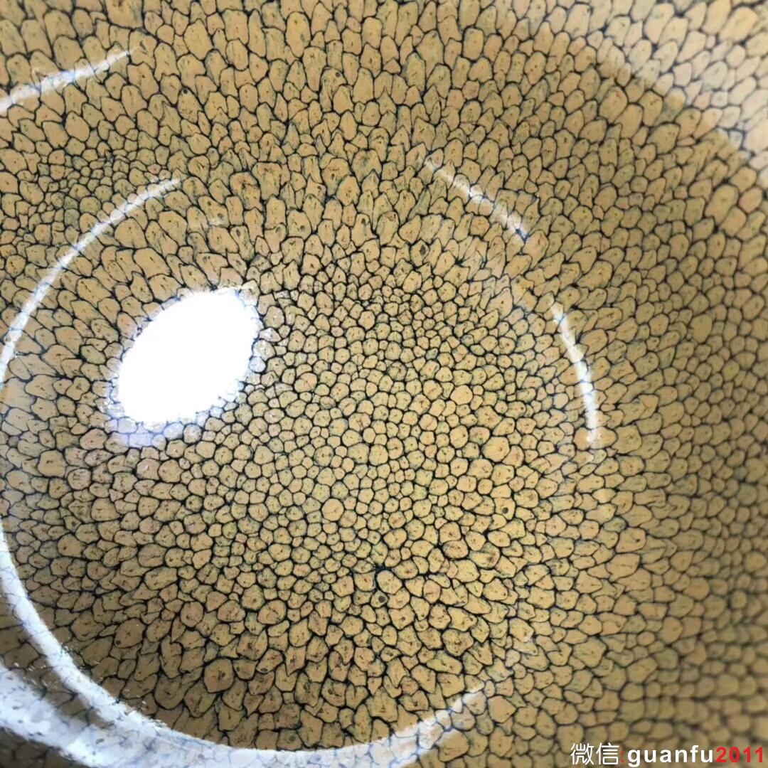 國家級大師-陳大鵬 收藏級黃鷓鴣大盞：口徑16.3*7