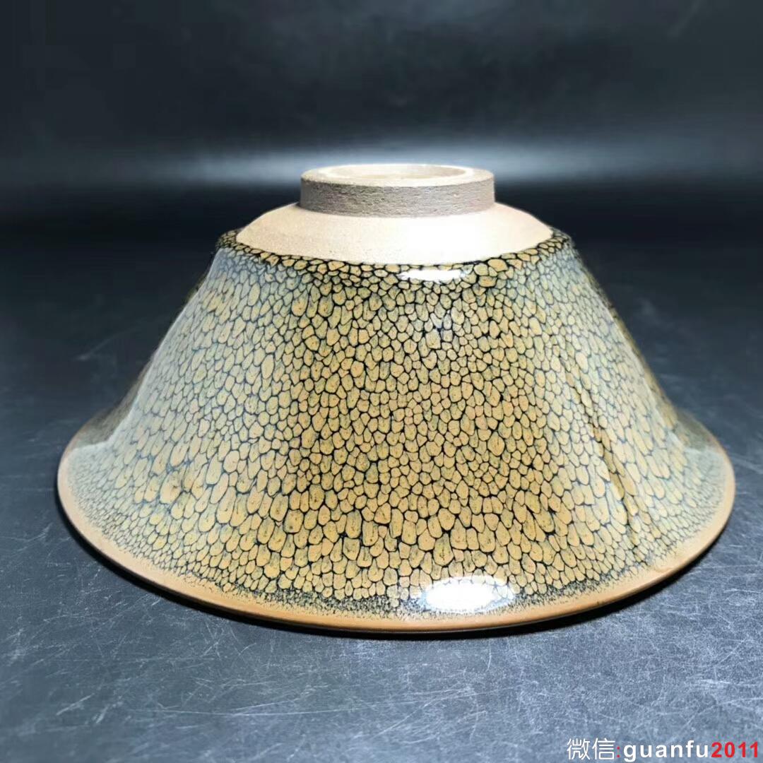 國家級大師-陳大鵬 收藏級黃鷓鴣大盞：口徑16.3*7