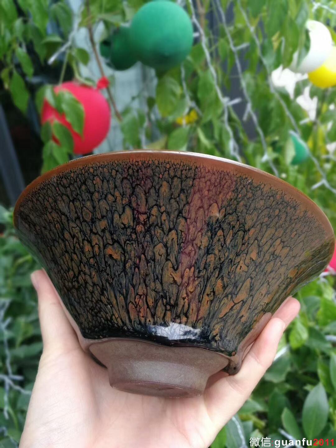 國(guó)家級(jí)大師陳大鵬精品“鷓鴣斑”：口徑15.7*7