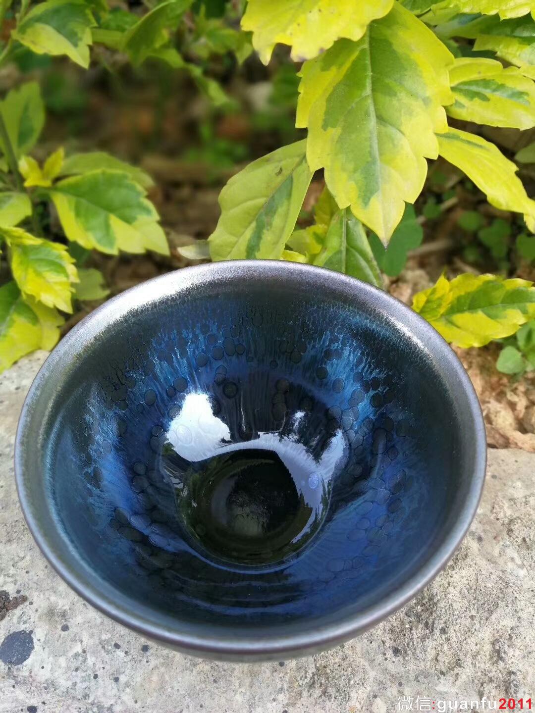 吳立主“曜變藍油滴”：口徑8*5