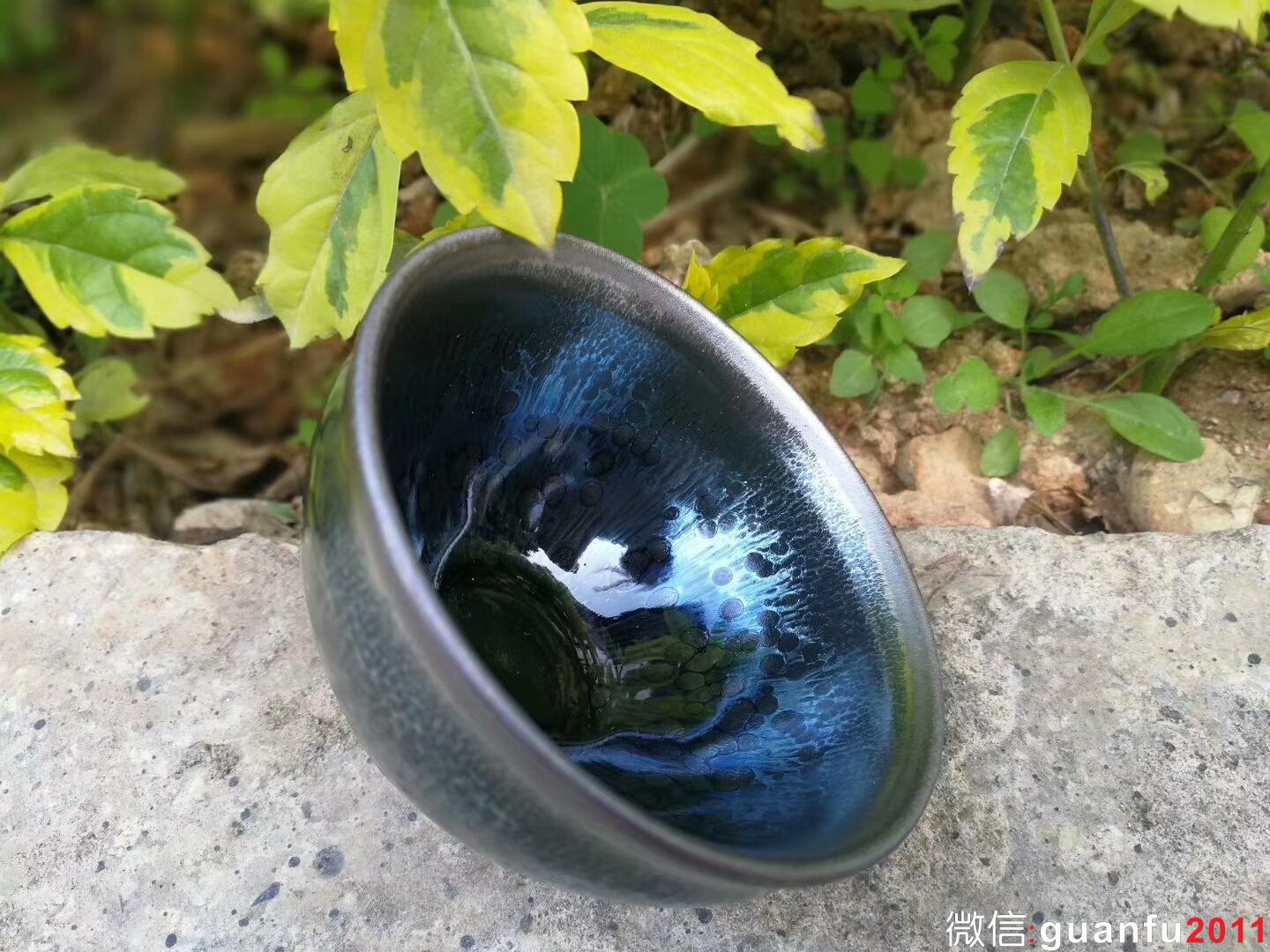 吳立主“曜變藍油滴”：口徑8*5