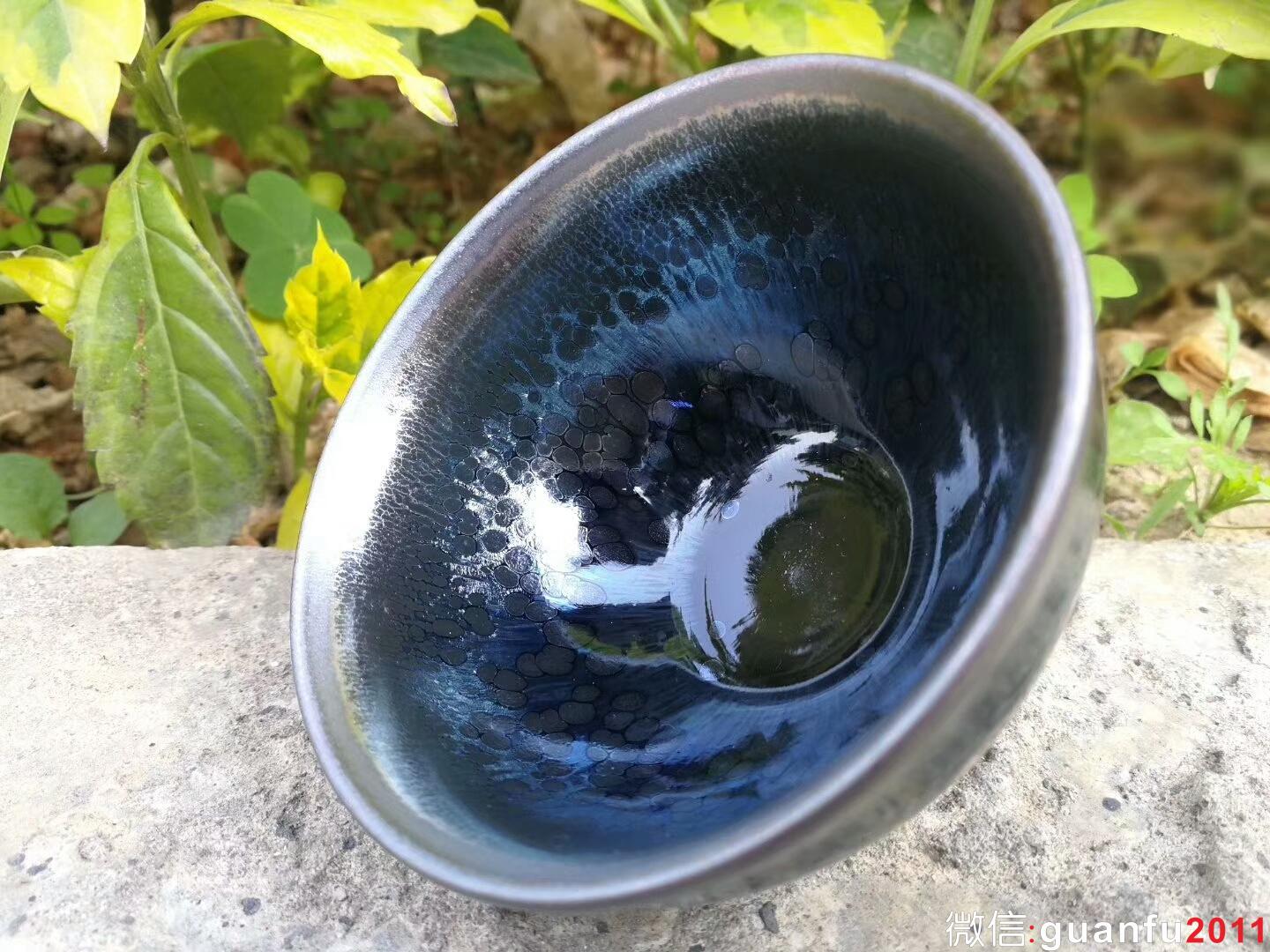 吳立主“曜變藍油滴”：口徑8*5