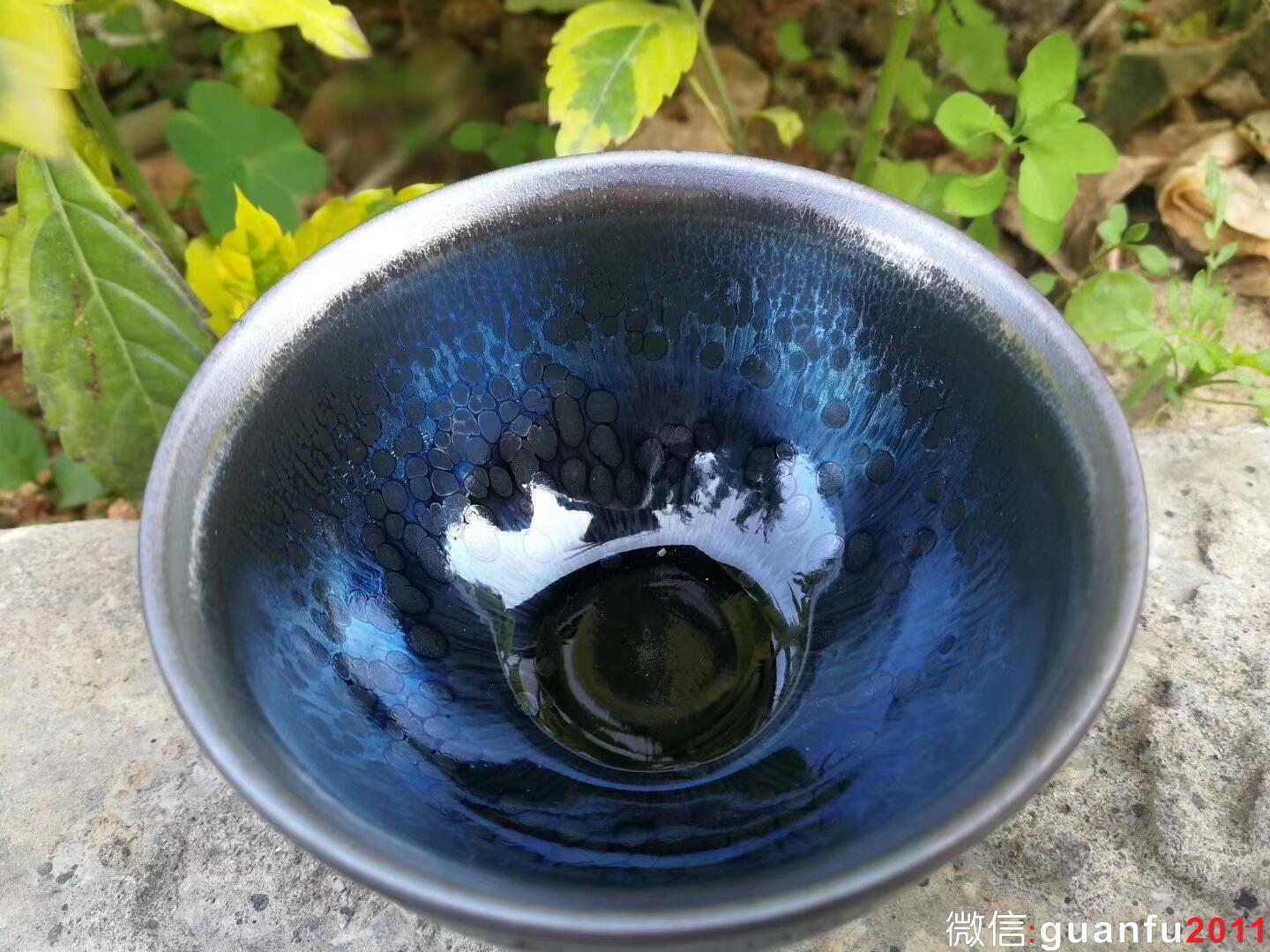 吳立主“曜變藍油滴”：口徑8*5