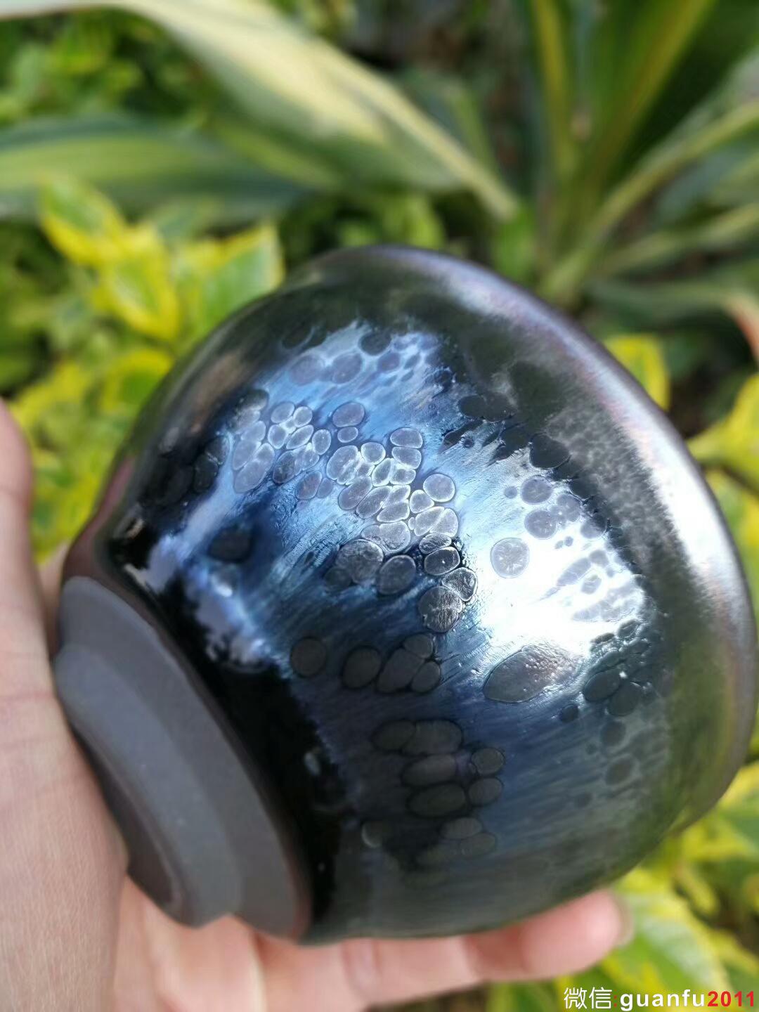 吳立主“曜變藍油滴”：口徑8*5