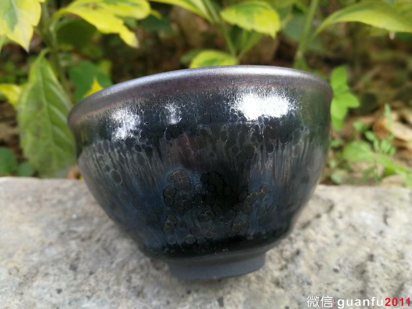 吳立主“曜變藍油滴”：口徑8*5