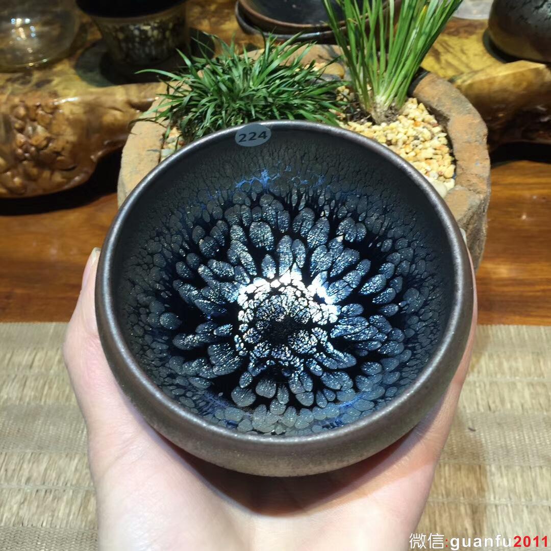 闕梅嬌老師 鷓鴣斑福林杯：口徑8.8*5.5